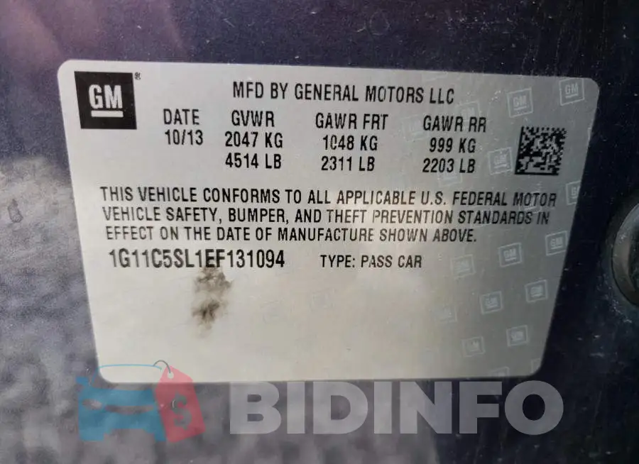 1G11C5SL1EF131094 Photo# 12