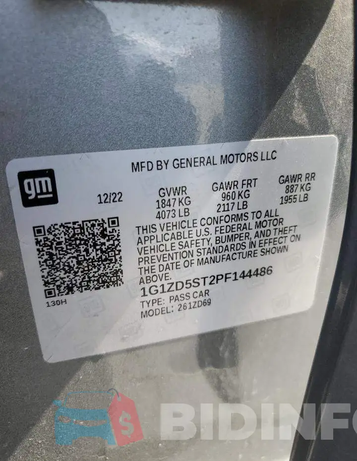 1G1ZD5ST2PF144486 Photo# 13