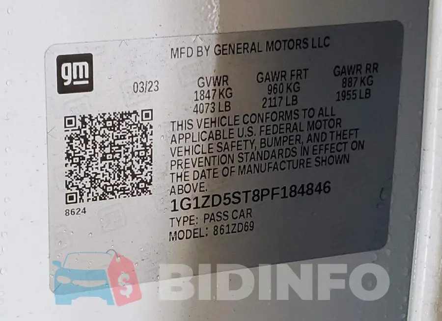 1G1ZD5ST8PF184846 Photo# 12