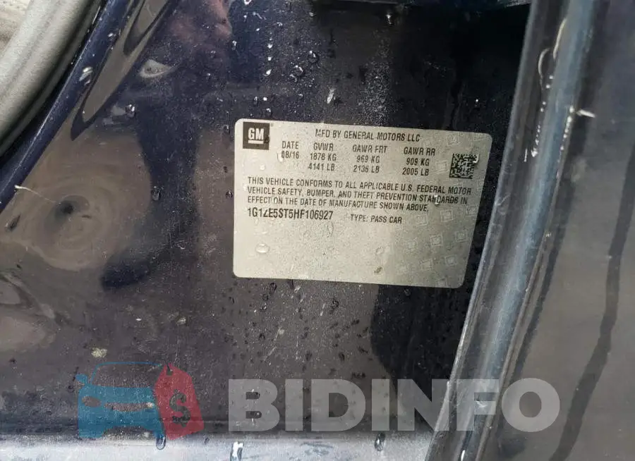 1G1ZE5ST5HF106927 Photo# 13