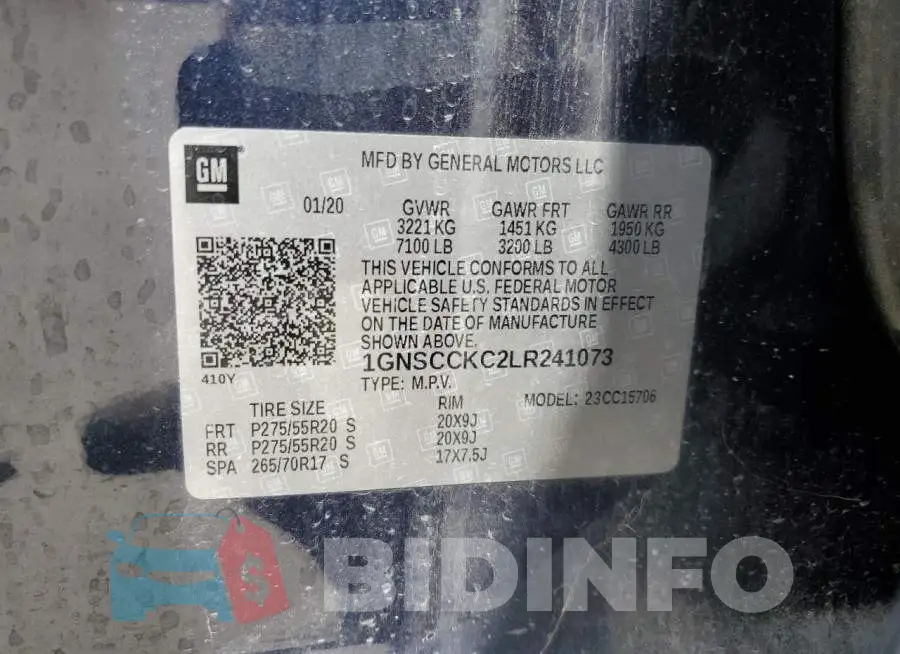 1GNSCCKC2LR241073 Photo# 12