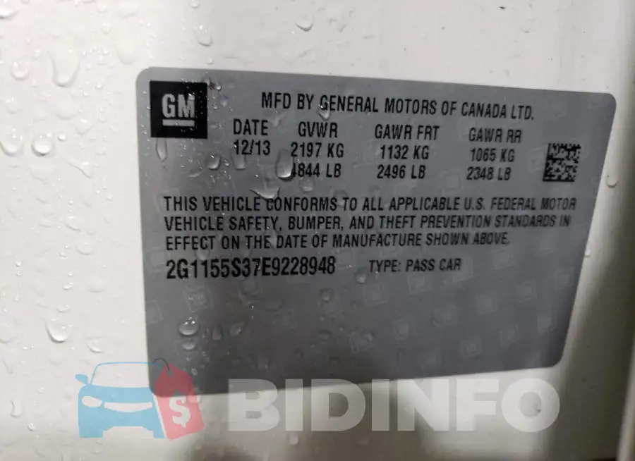 2G1155S37E9228948 Photo# 13