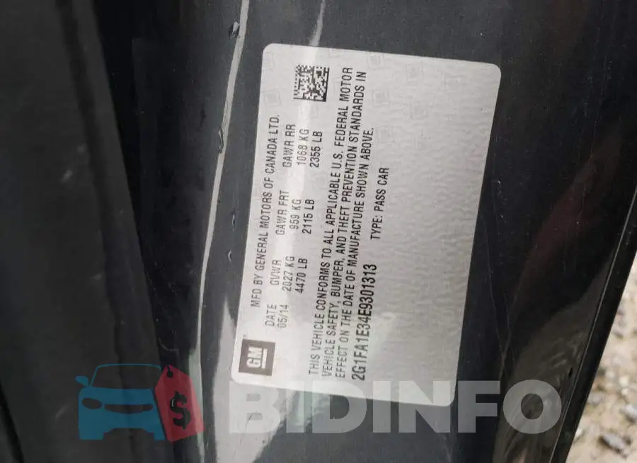 2G1FA1E34E9301313 Photo# 12