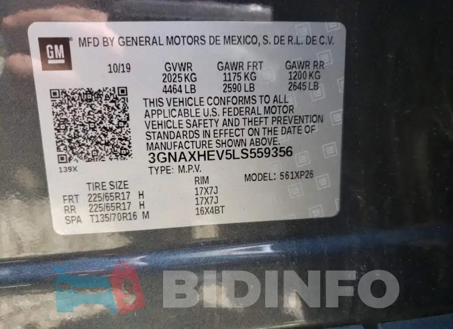 3GNAXHEV5LS559356 Photo# 12
