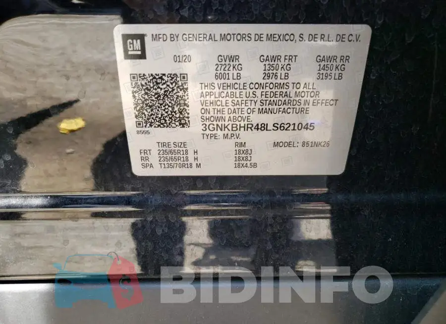3GNKBHR48LS621045 Photo# 14