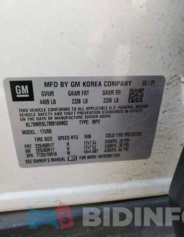 KL79MRSL7MB169902 Photo# 13