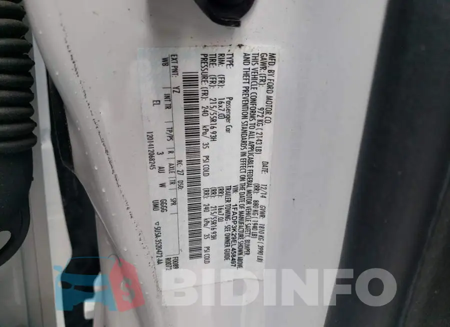 1FADP3K29EL458497 Photo# 12