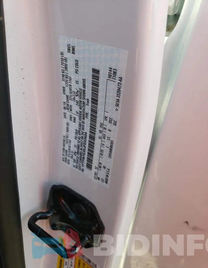 1FTFW1E55JFE03604 Photo# 12