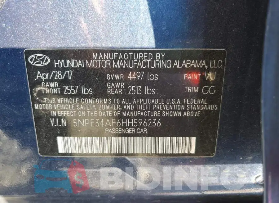 5NPE34AF6HH596236 Photo# 12