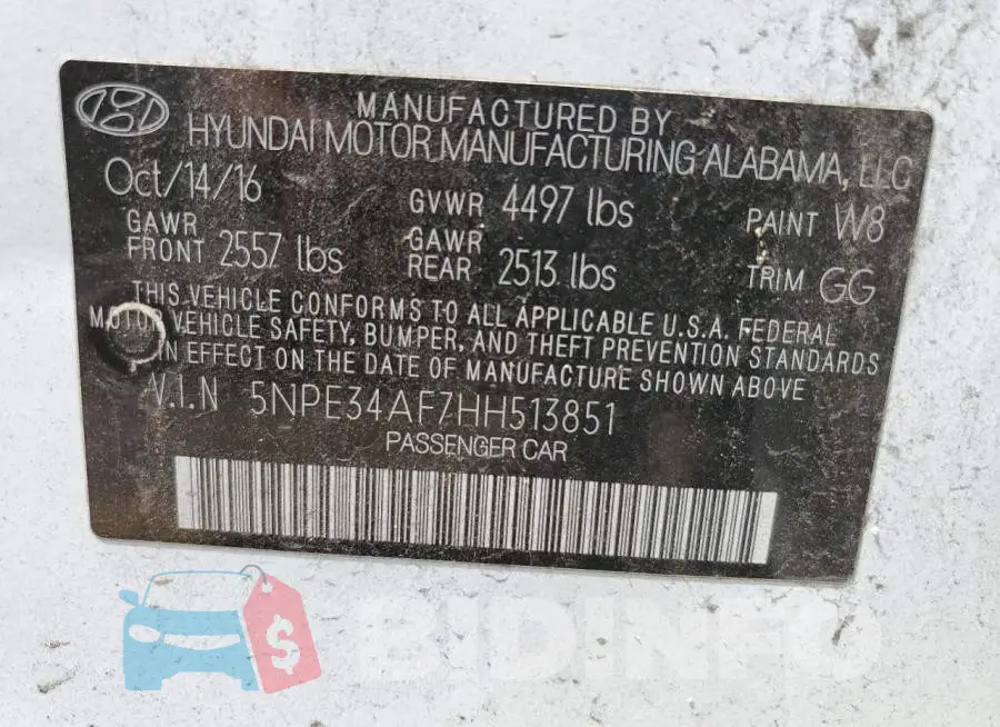 5NPE34AF7HH513851 Photo# 12