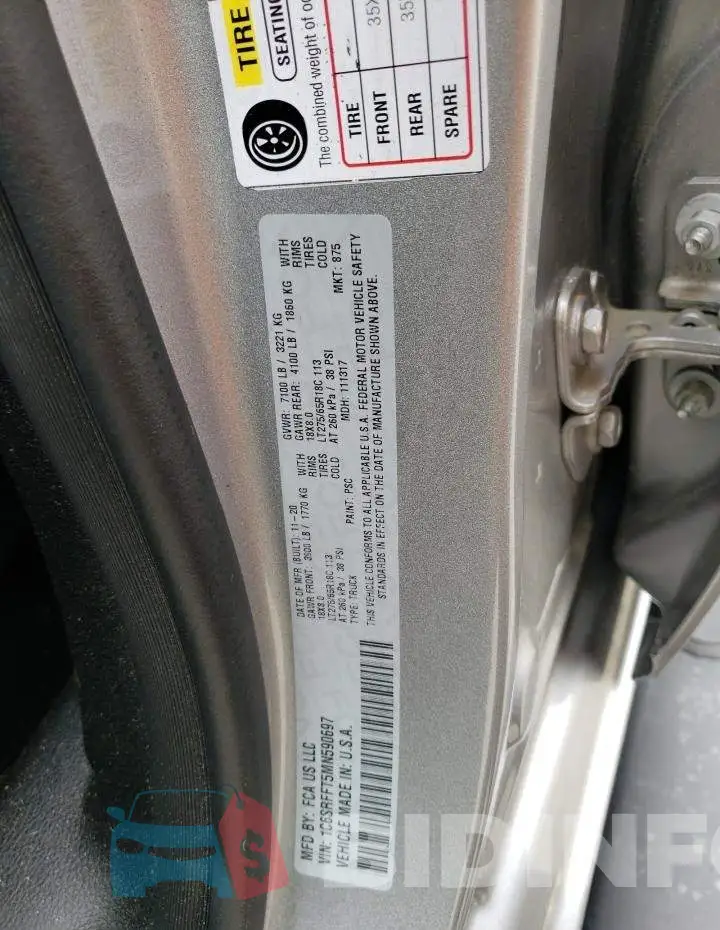 1C6SRFFT5MN590697 Photo# 12