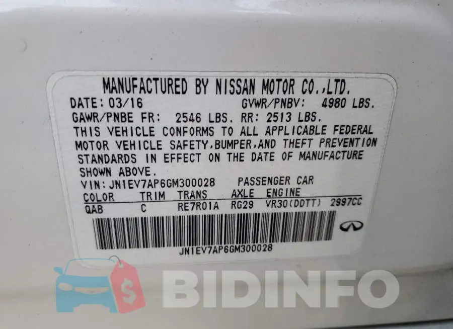 JN1EV7AP6GM300028 Photo# 13