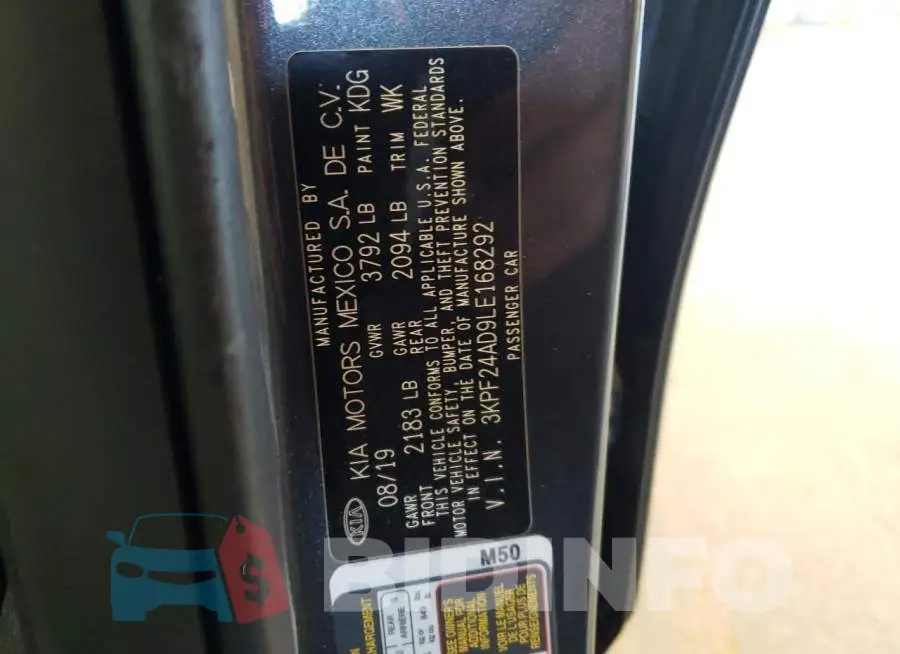 3KPF24AD9LE168292 Photo# 13