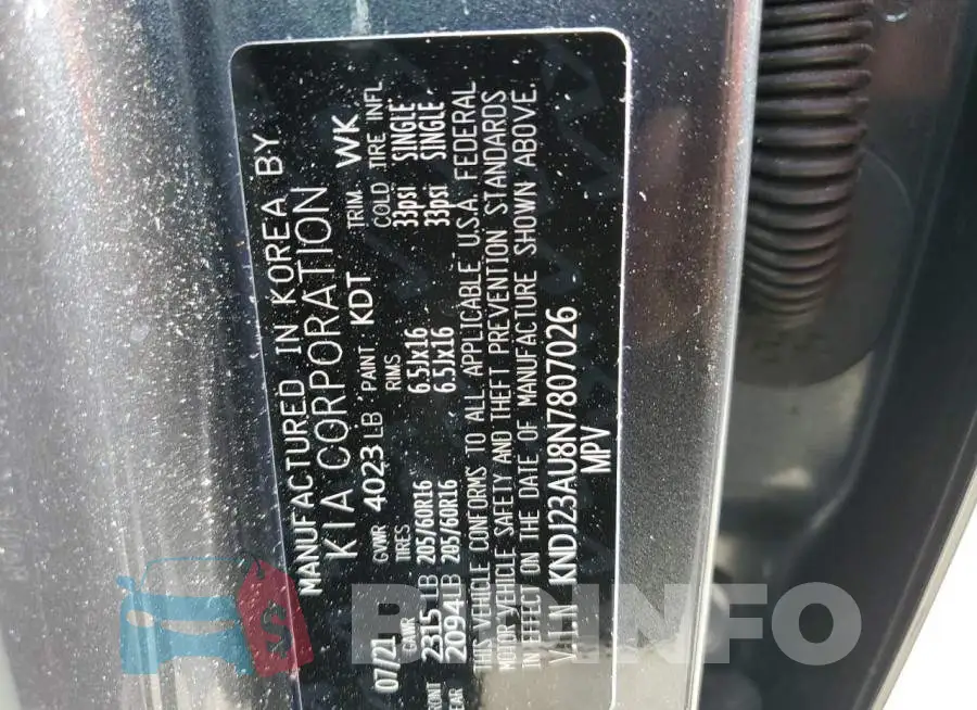KNDJ23AU8N7807026 Photo# 13