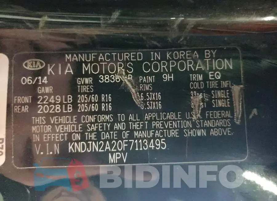 KNDJN2A20F7113495 Photo# 12