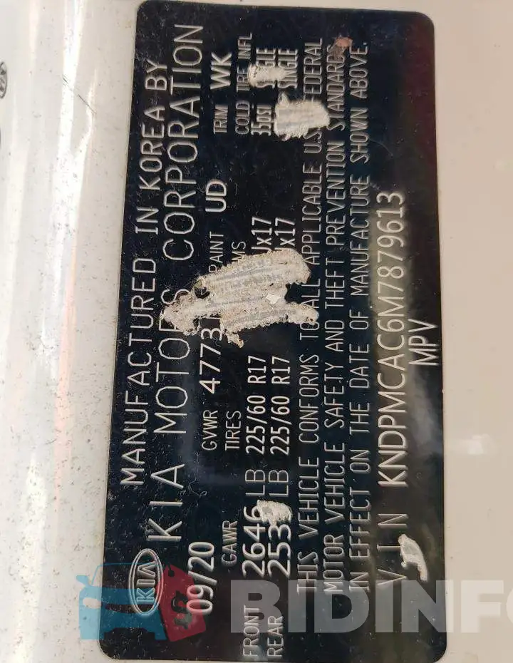 KNDPMCAC6M7879613 Photo# 13