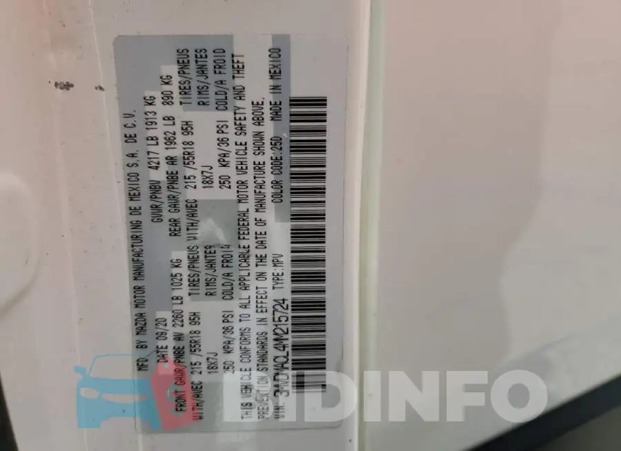 3MVDMACL4MM215724 Photo# 13