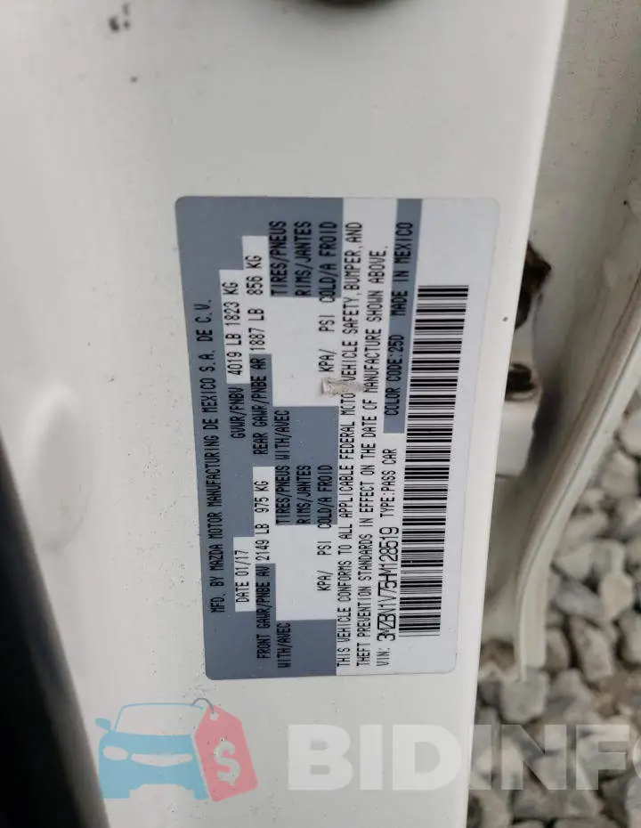 3MZBN1V75HM128519 Photo# 12