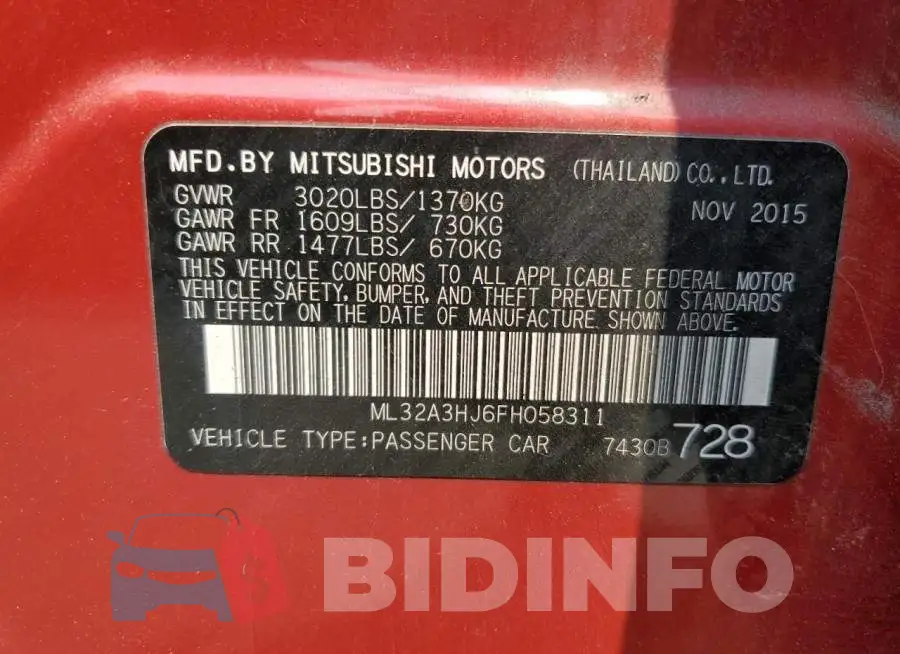 ML32A3HJ6FH058311 Photo# 12