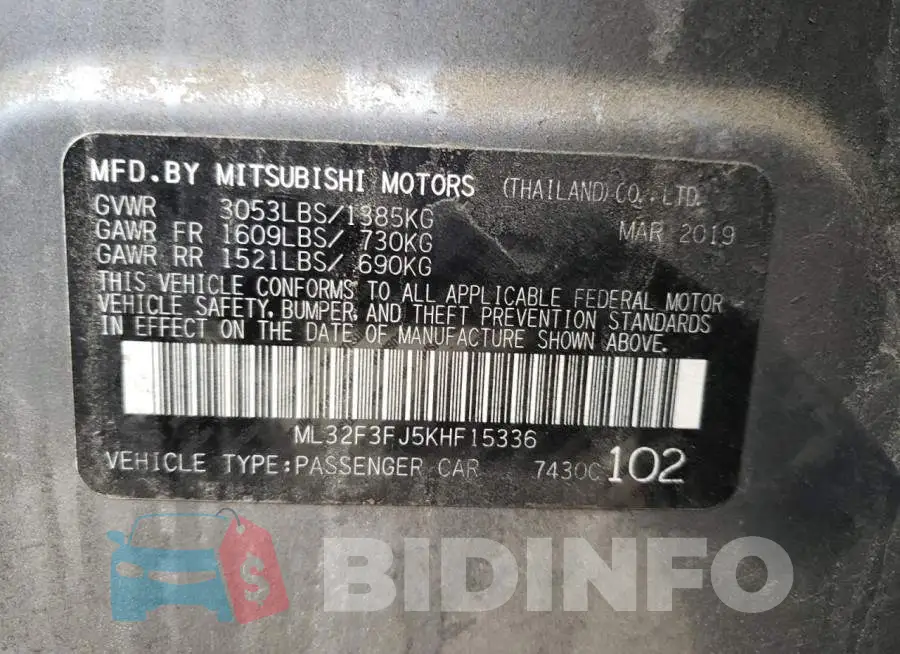ML32F3FJ5KHF15336 Photo# 12