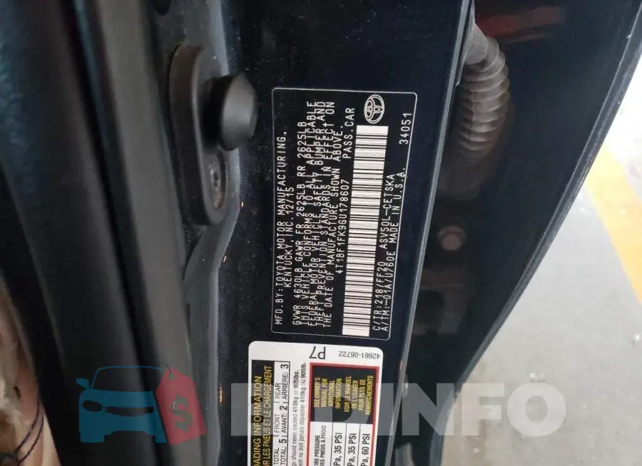 4T1BF1FK9GU178607 Photo# 12