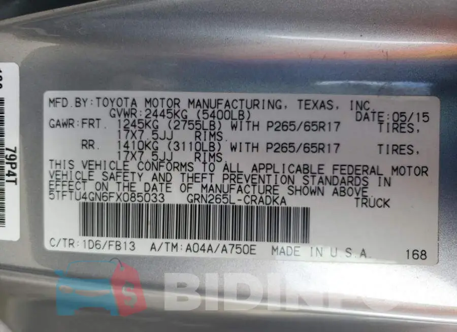 5TFTU4GN6FX085033 Photo# 12