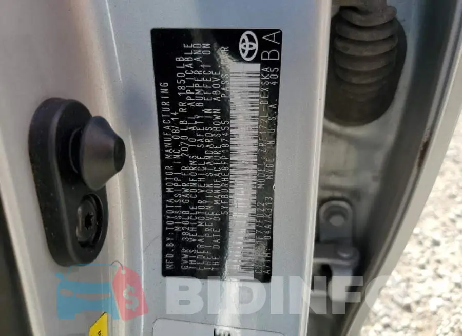5YFBURHE8FP187455 Photo# 13