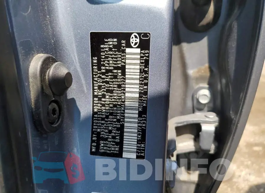 5YFEPMAE4MP218277 Photo# 13