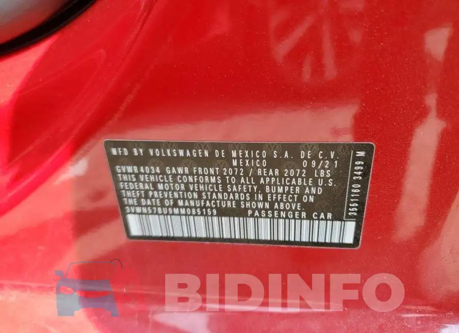 3VWN57BU9MM085159 Photo# 12