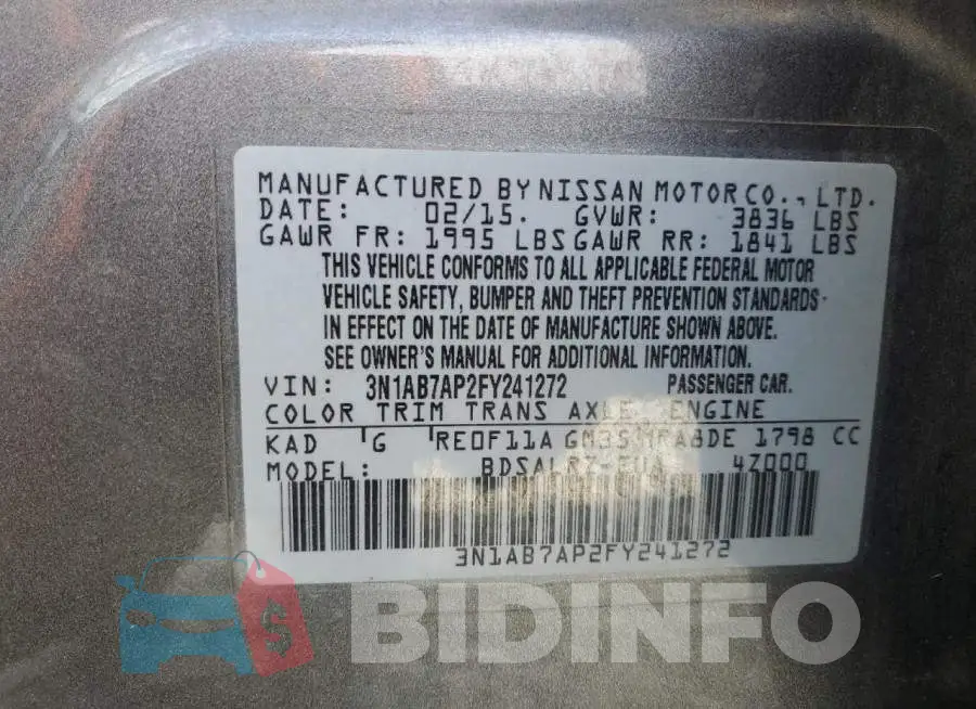 3N1AB7AP2FY241272 Photo# 12