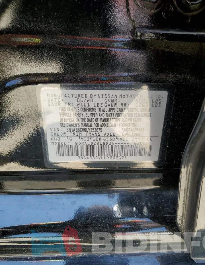 3N1AB8CV6LY252675 Photo# 13