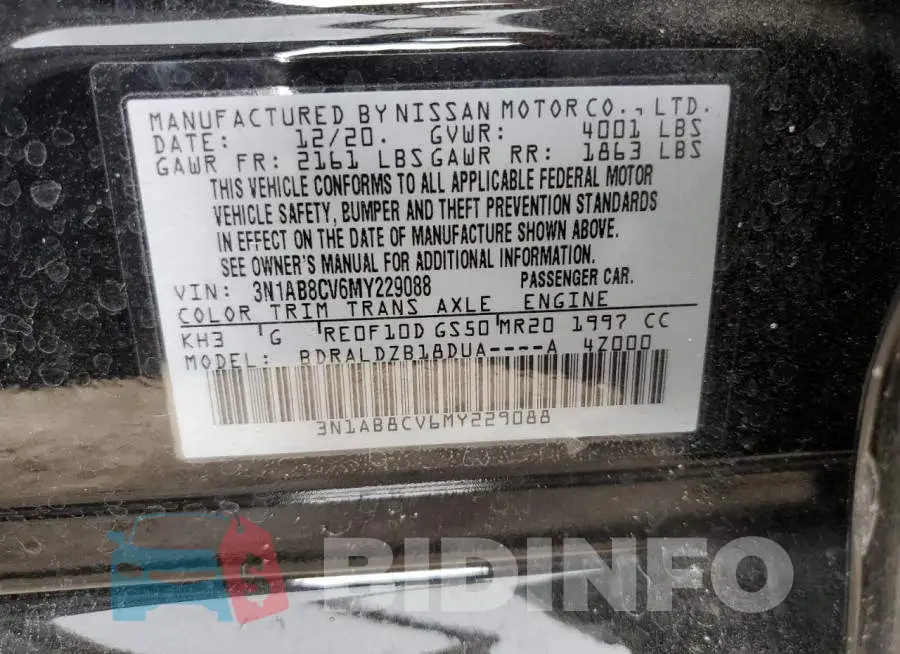 3N1AB8CV6MY229088 Photo# 12