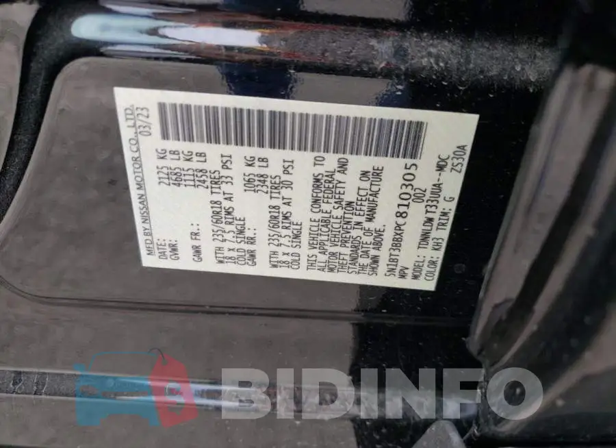5N1BT3BBXPC810305 Photo# 13