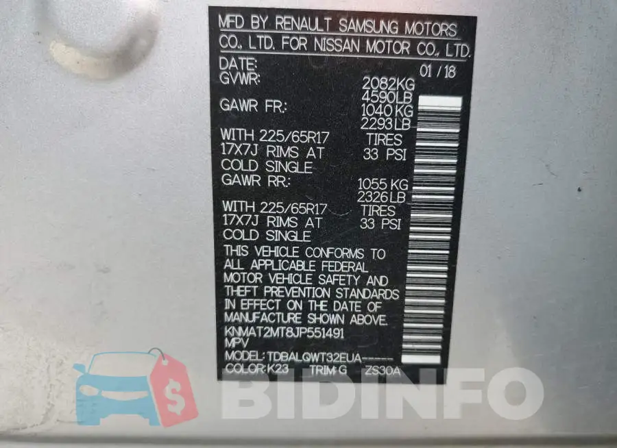 KNMAT2MT8JP551491 Photo# 14