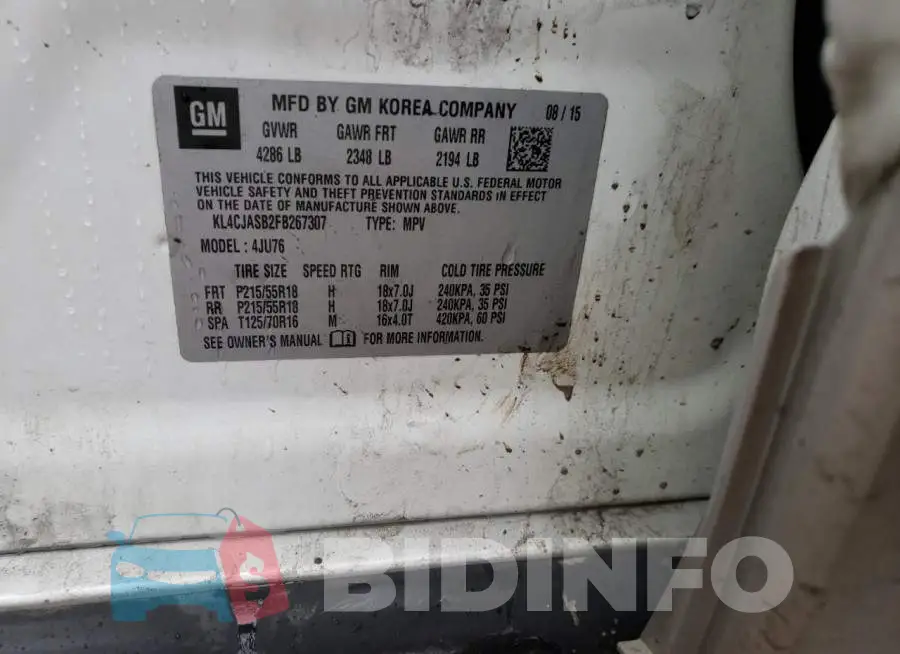 KL4CJASB2FB267307 Photo# 13