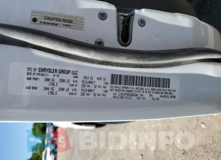 1C4NJPFB3ED826300 Photo# 14