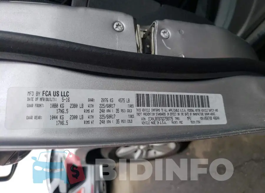 1C4NJRFB7GD758775 Photo# 13