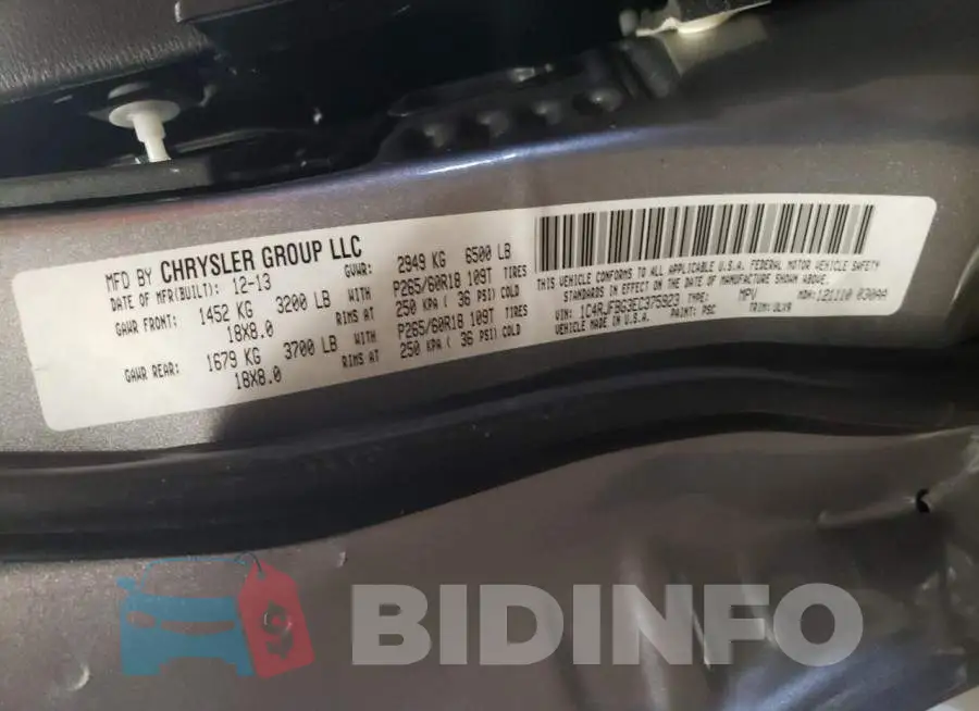 1C4RJFBG3EC375923 Photo# 13