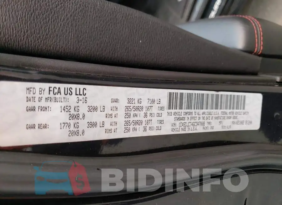 1C4SDJCT4GC347008 Photo# 13