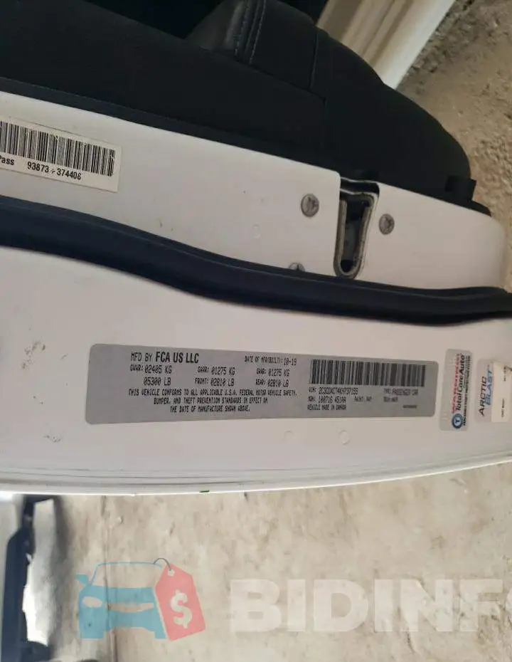 2C3CDXCT4KH737155 Photo# 12