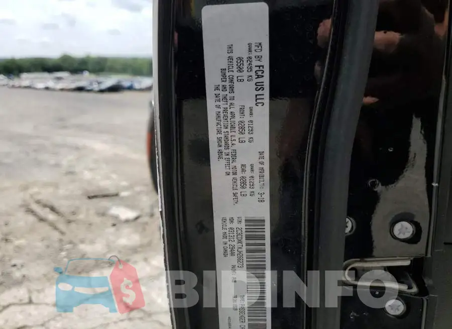 2C3CDXKTXJH266273 Photo# 12
