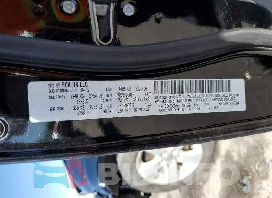 3C4PDCAB4GT105500 Photo# 13