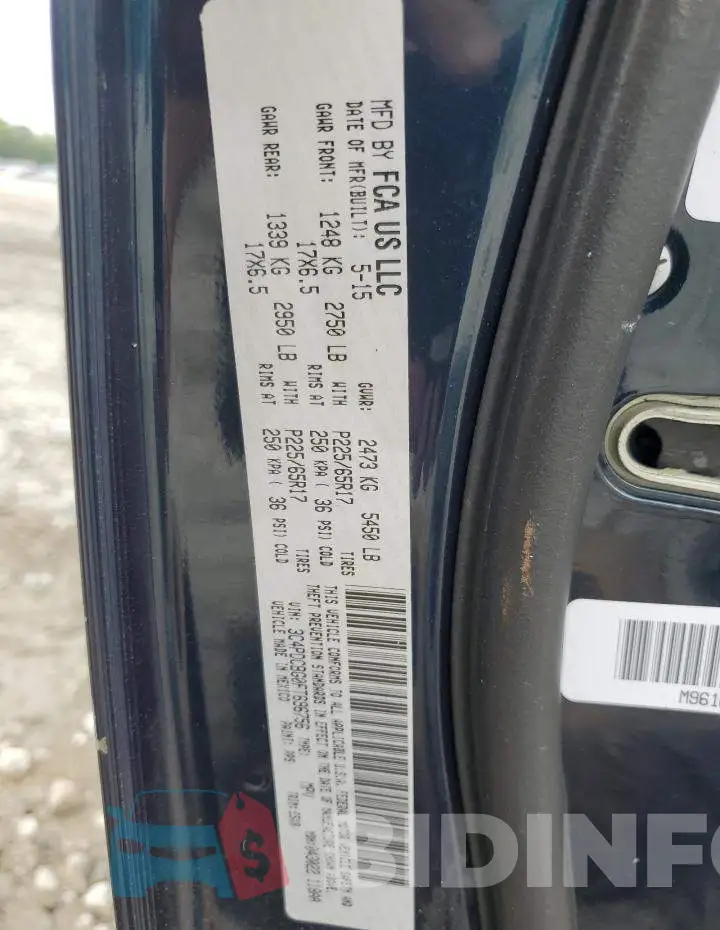 3C4PDCBG0FT696756 Photo# 14