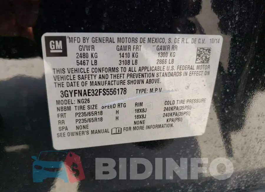 3GYFNAE32FS556178 Photo# 12