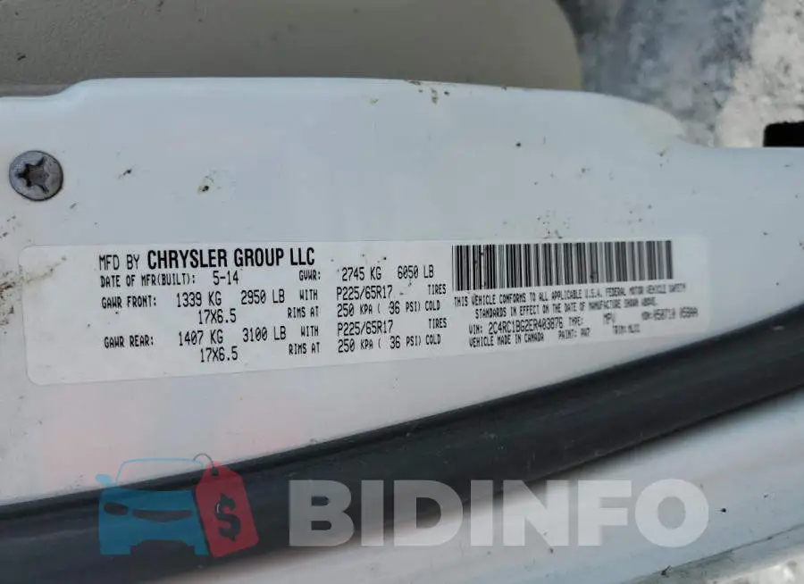 2C4RC1BG2ER403876 Photo# 14