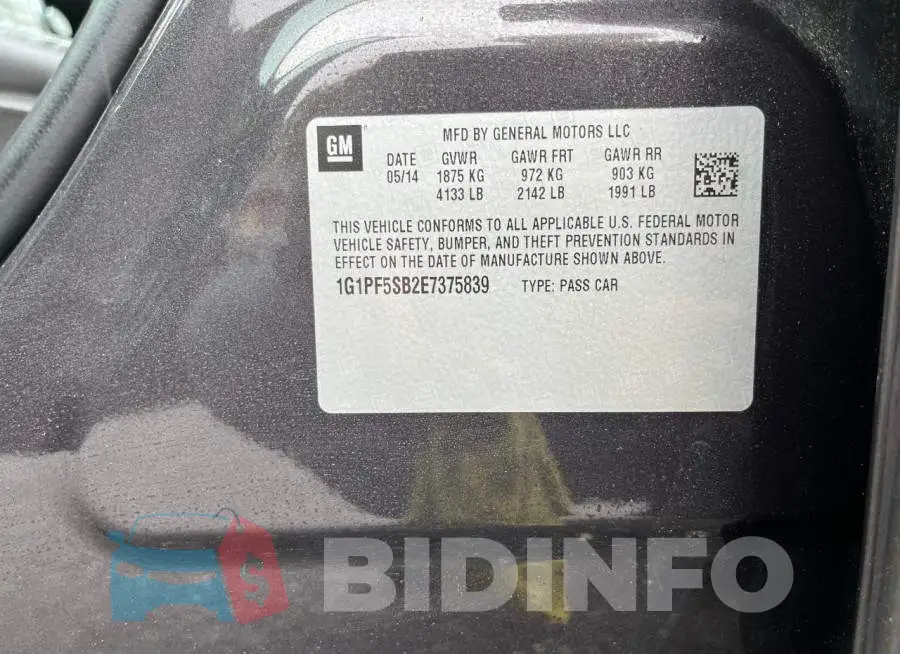 1G1PF5SB2E7375839 Photo# 10