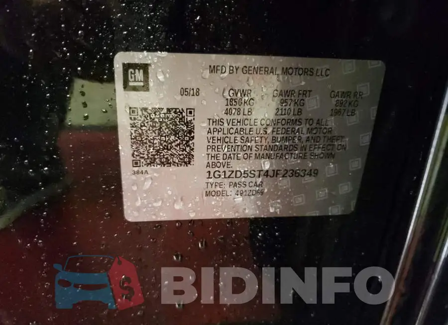 1G1ZD5ST4JF236349 Photo# 12