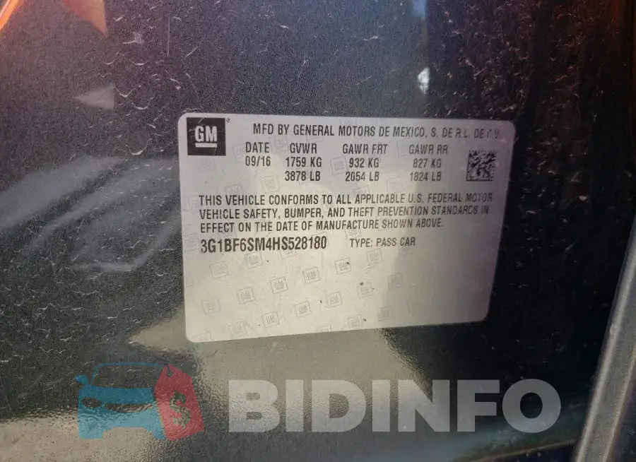 3G1BF6SM4HS528180 Photo# 12