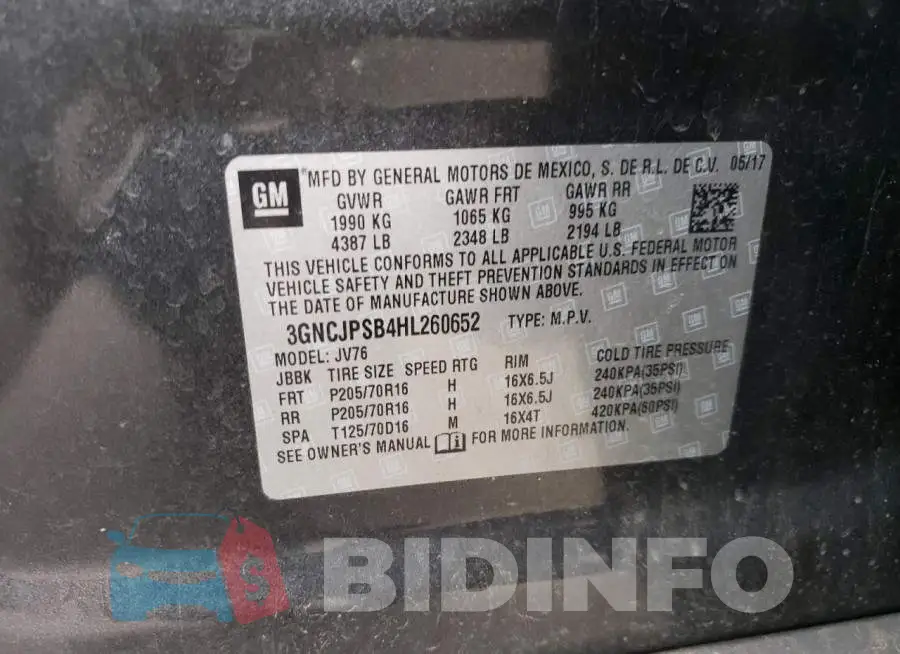 3GNCJPSB4HL260652 Photo# 13