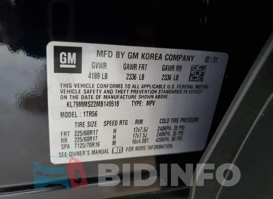 KL79MMS22MB149518 Photo# 14